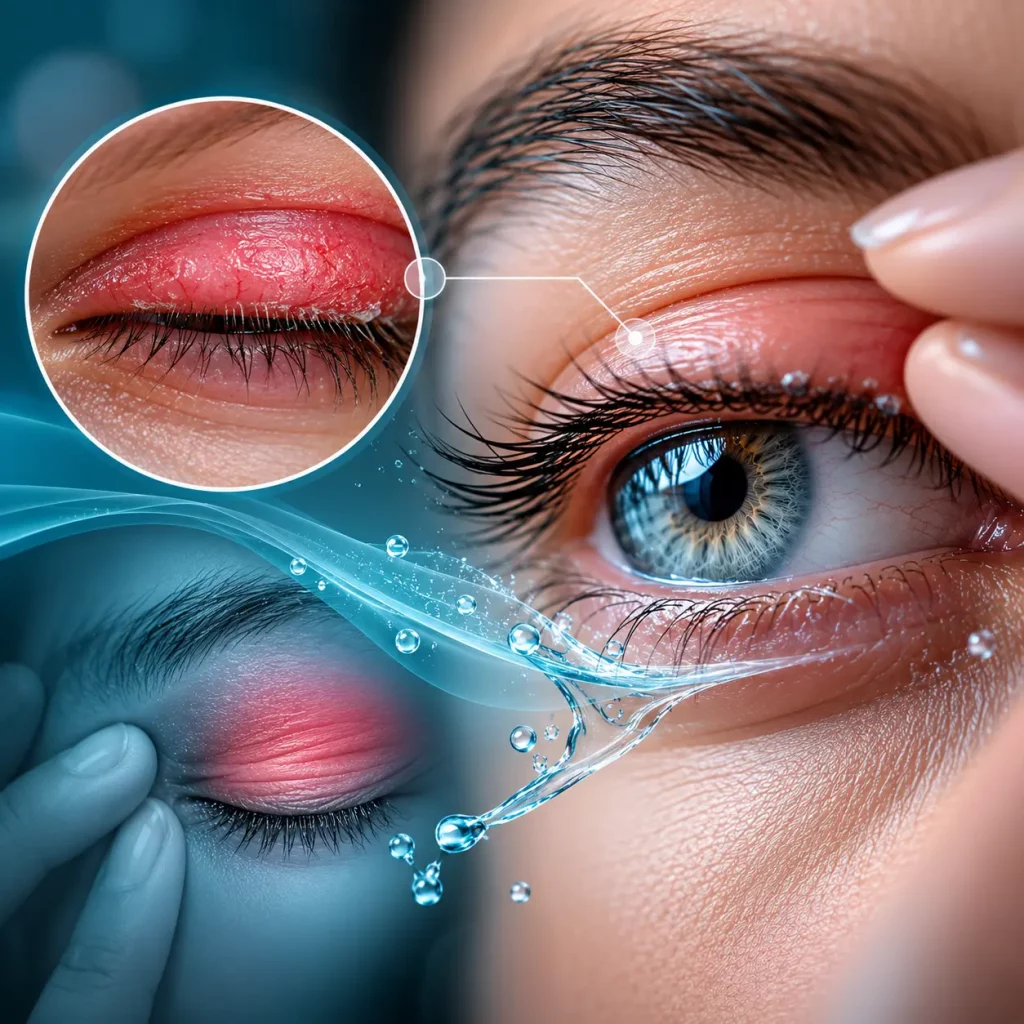 dry eye eye care eyelid inflammation