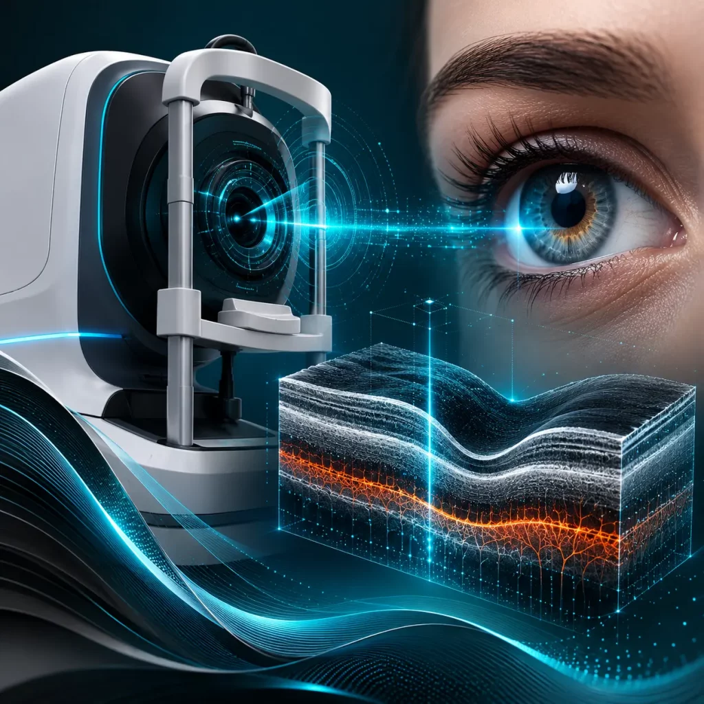 oct 3d scan layers eye